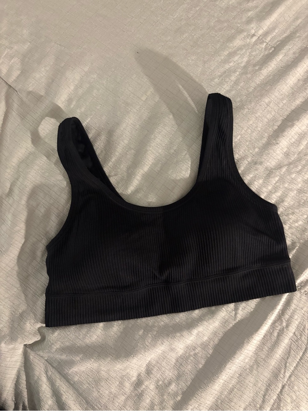 Black Ribbed Torrid Bralette Size 1